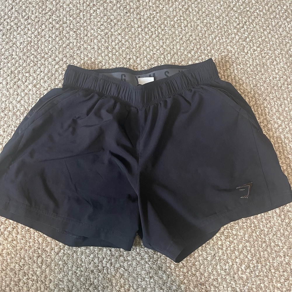 Gymshark Women's Black Athletic Shorts